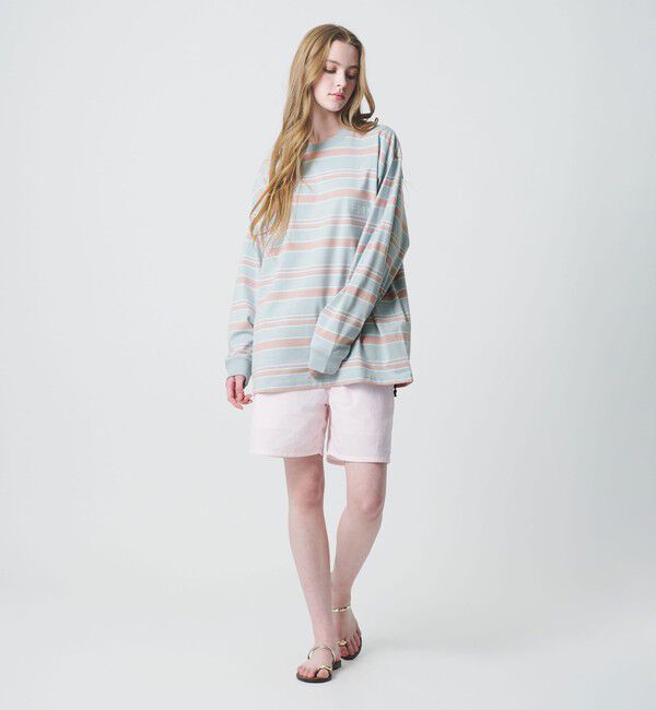 California General Store「＜CGS.＞オーガニック コットン ロングスリーブ ボーダー Tシャツ」|Tシャツ・カットソー|