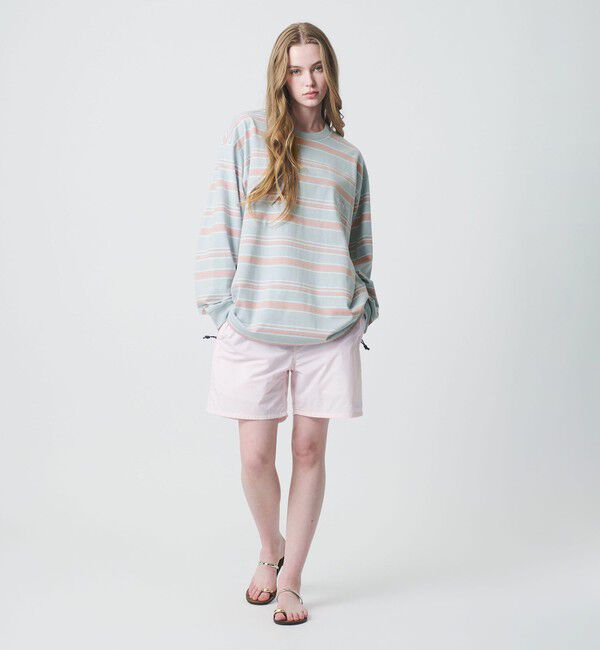 California General Store「＜CGS.＞オーガニック コットン ロングスリーブ ボーダー Tシャツ」|Tシャツ・カットソー|