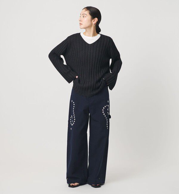 BEAUTY&YOUTH UNITED ARROWS「コットン メタルモチーフ ペインターパンツ」|その他|NAVY