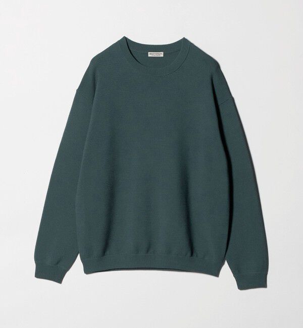 BEAUTY&YOUTH UNITED ARROWS「パール ステッチ フォルム クルーネック ニット ウォシャブル」|ニット・セーター|