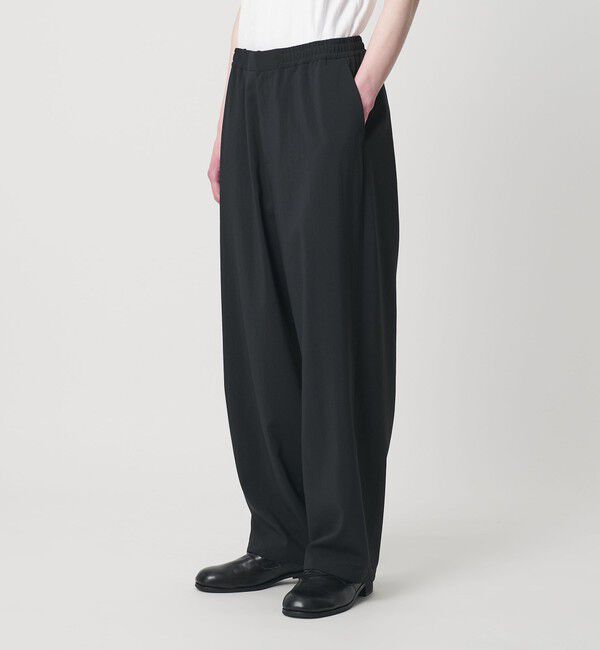 MONKEY TIME「RENU TROシリーズ イージー パンツ -セットアップ対応-」|チノ|BLACK