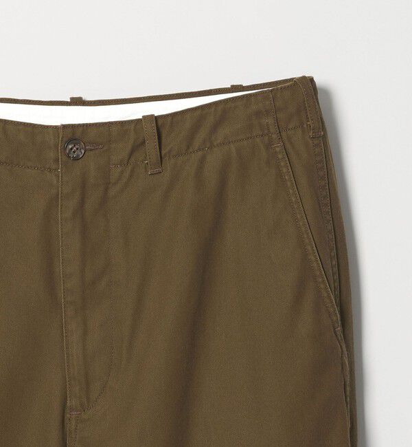 STEVEN ALAN「＜Steven Alan＞ ハイツイスト ツイル アーミー ノープリーツ トラウザーズ」|チノ|