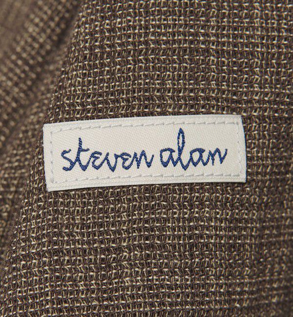 STEVEN ALAN「＜Steven Alan＞ コットンメッシュ チェック オープンカラー オーバー シャツ」|シャツ・ブラウス|