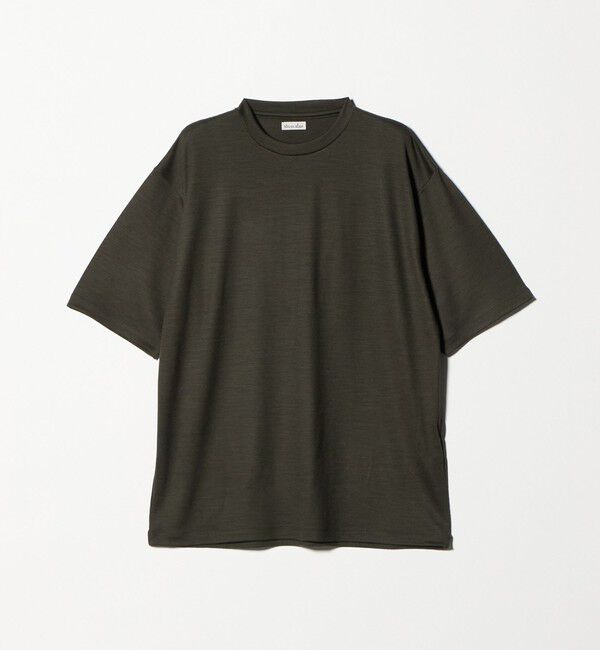STEVEN ALAN「＜Steven Alan＞ メリノウール クルーネック ショートスリーブ Tシャツ」|Tシャツ・カットソー|OLIVE