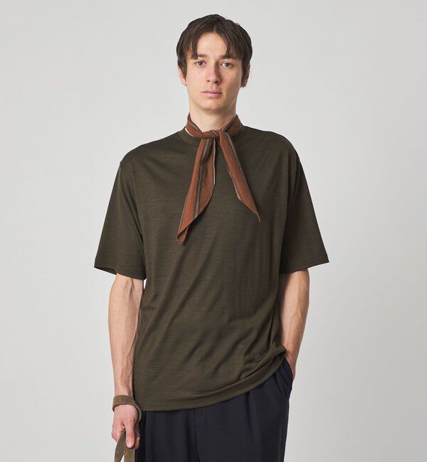 STEVEN ALAN「＜Steven Alan＞ メリノウール クルーネック ショートスリーブ Tシャツ」|Tシャツ・カットソー|