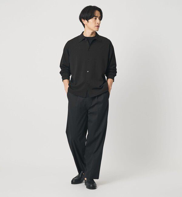 BEAUTY&YOUTH UNITED ARROWS「デオドラント ニット シャツ 抗菌防臭 ウォッシャブル」|カーディガン|