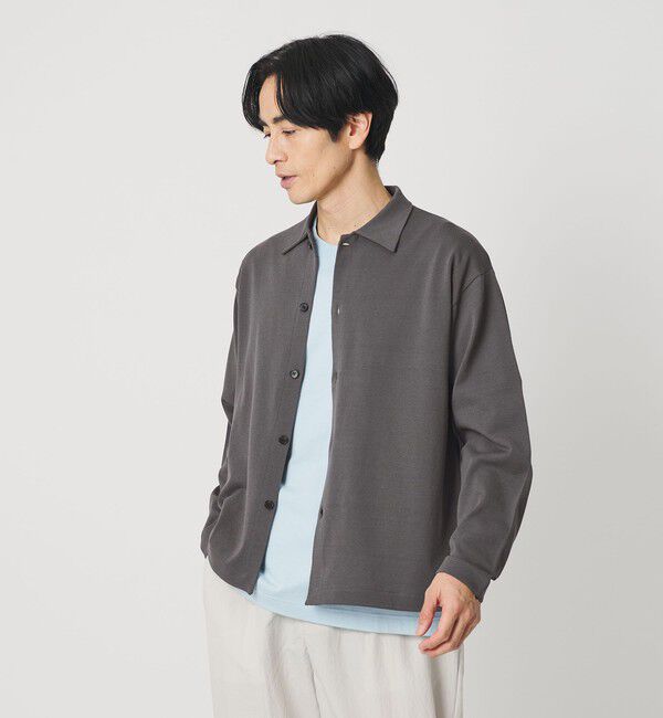 BEAUTY&YOUTH UNITED ARROWS「デオドラント ニット シャツ 抗菌防臭 ウォッシャブル」|カーディガン|