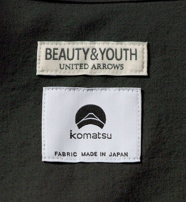 BEAUTY&YOUTH UNITED ARROWS「KOMATSU PACK キャンプカラー ショートスリーブ シャツ GRANDE型 セットアップ対応 撥水 ウォッシャブル」|シャツ・ブラウス|