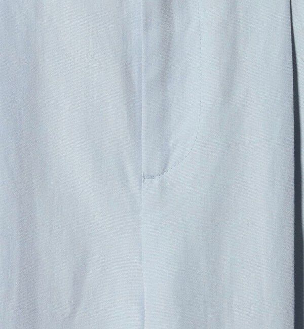 BEAUTY&YOUTH UNITED ARROWS「麻ブレンド バックゴム タック ワイドパンツ」|チノ|