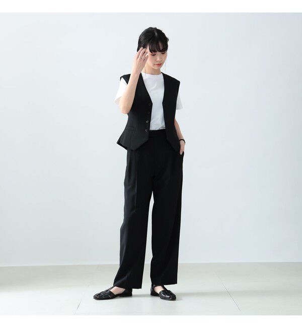 Demi-Luxe BEAMS 「AK+1 / スーパーブラック ベスト」|ダウン|