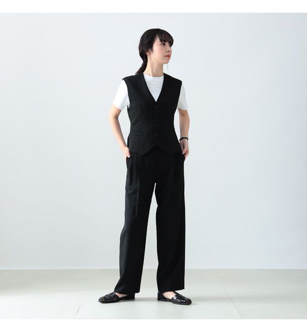 Demi-Luxe BEAMS 「AK+1 / スーパーブラック ベスト」|ダウン|