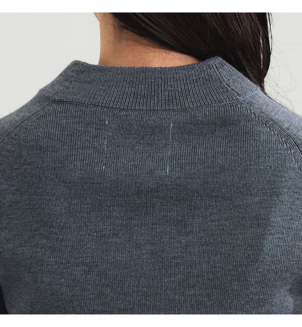 Demi-Luxe BEAMS 「AK+1 / MA-1 リブカラー プルオーバー」|ニット・セーター|