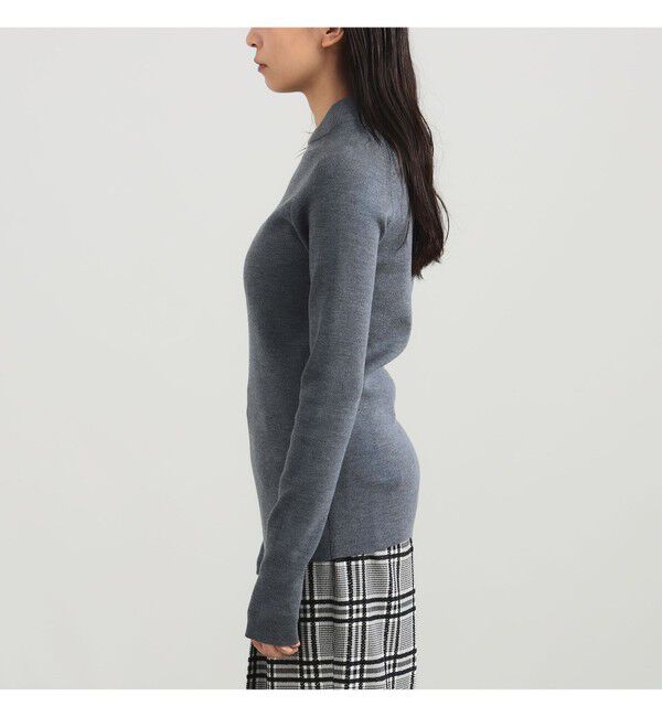 Demi-Luxe BEAMS 「AK+1 / MA-1 リブカラー プルオーバー」|ニット・セーター|