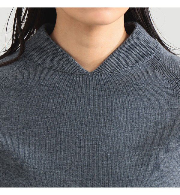 Demi-Luxe BEAMS 「AK+1 / MA-1 リブカラー プルオーバー」|ニット・セーター|