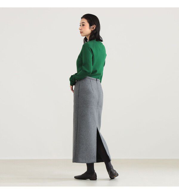 Demi-Luxe BEAMS 「AK+1 / MA-1 リブカラー プルオーバー」|ニット・セーター|