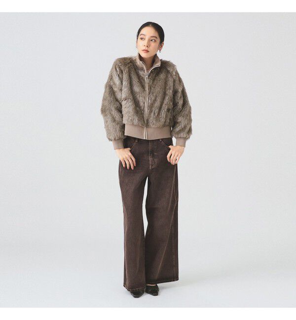 Ray BEAMS 「【別注】PENNEY&rsquo;S / ファー ジャケット」|ブルゾン・スタジャン|