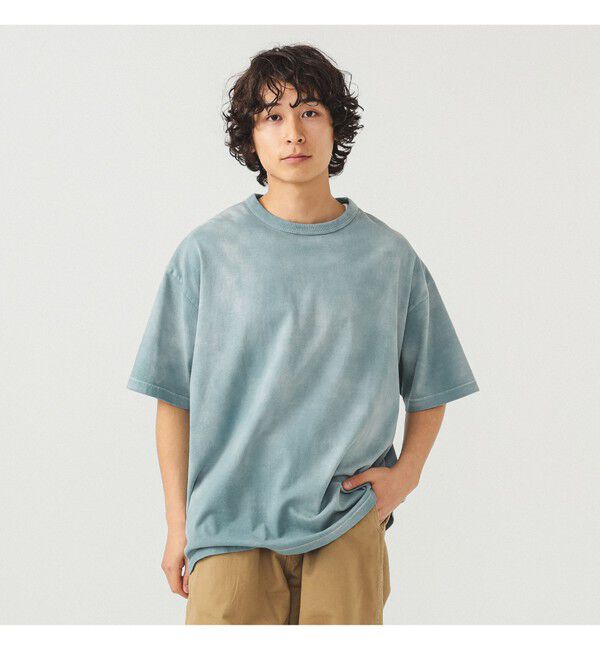 BEAMS「ルーズ フェード クルーネックTシャツ」|Tシャツ・カットソー|