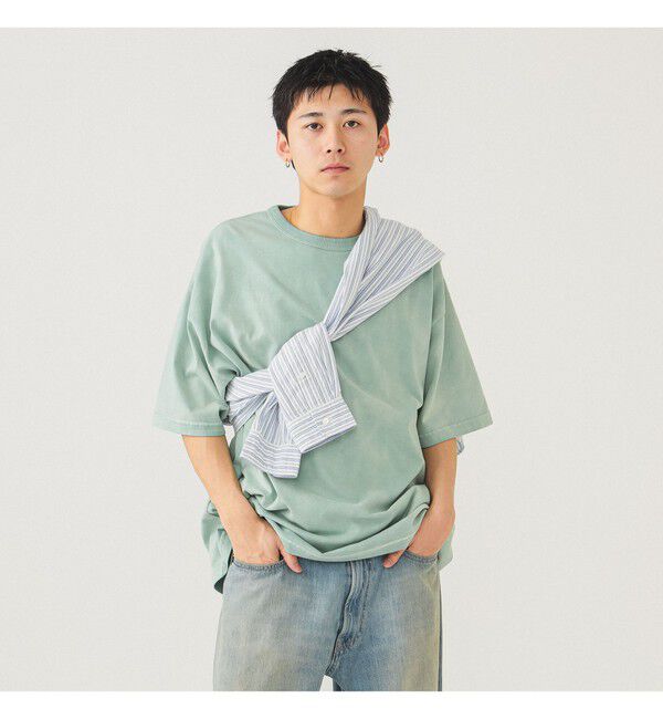 BEAMS「ルーズ フェード クルーネックTシャツ」|Tシャツ・カットソー|