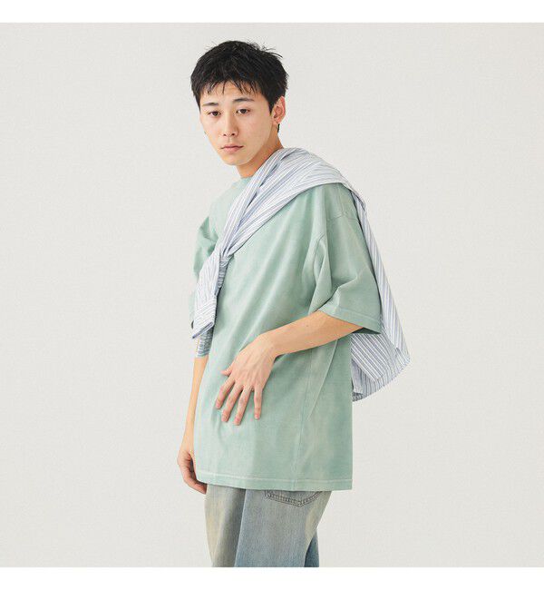 BEAMS「ルーズ フェード クルーネックTシャツ」|Tシャツ・カットソー|