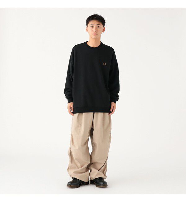 BEAMS「FRED PERRY / エンブロイダリー クルーネック スウェット」|スウェット・ジャージ|