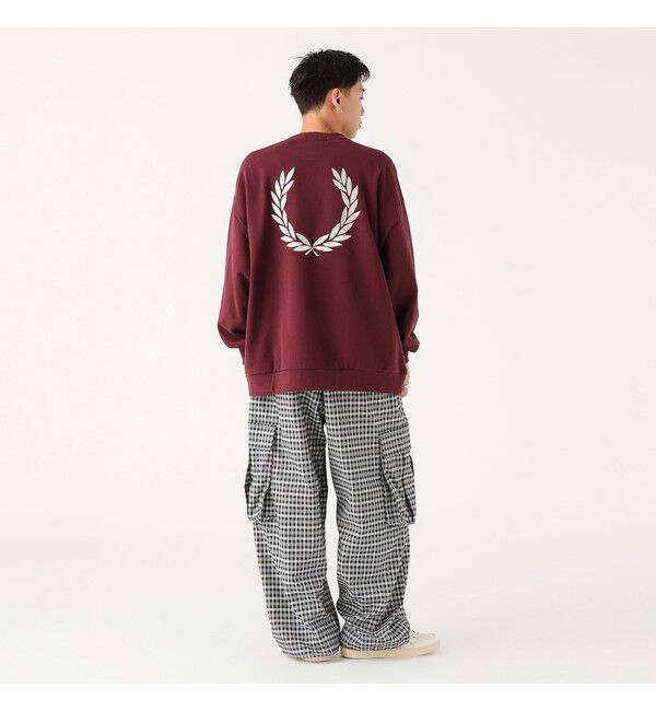 BEAMS「FRED PERRY / エンブロイダリー クルーネック スウェット」|スウェット・ジャージ|