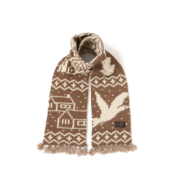 BEAMS PLUS「Muffler Jacquard Nordic Pattern」|マフラー|