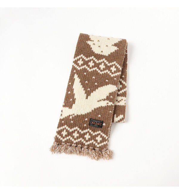 BEAMS PLUS「Muffler Jacquard Nordic Pattern」|マフラー|