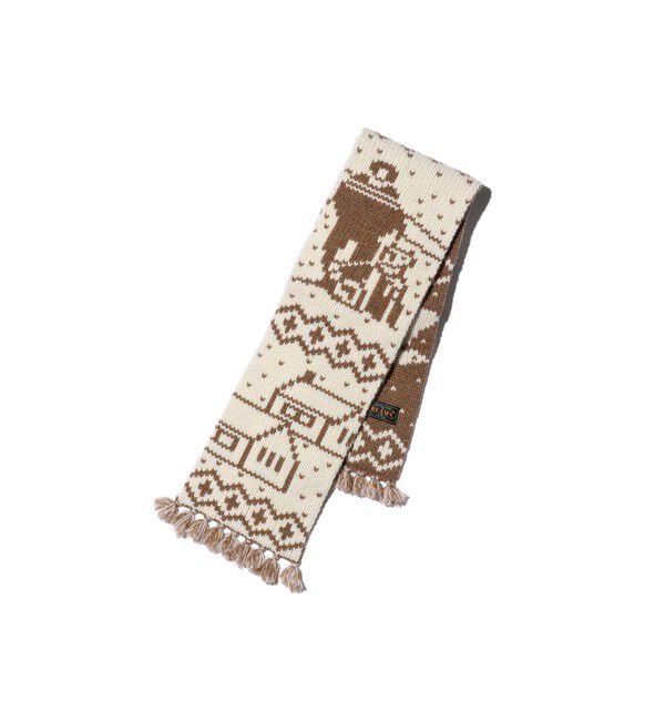 BEAMS PLUS「Muffler Jacquard Nordic Pattern」|マフラー|