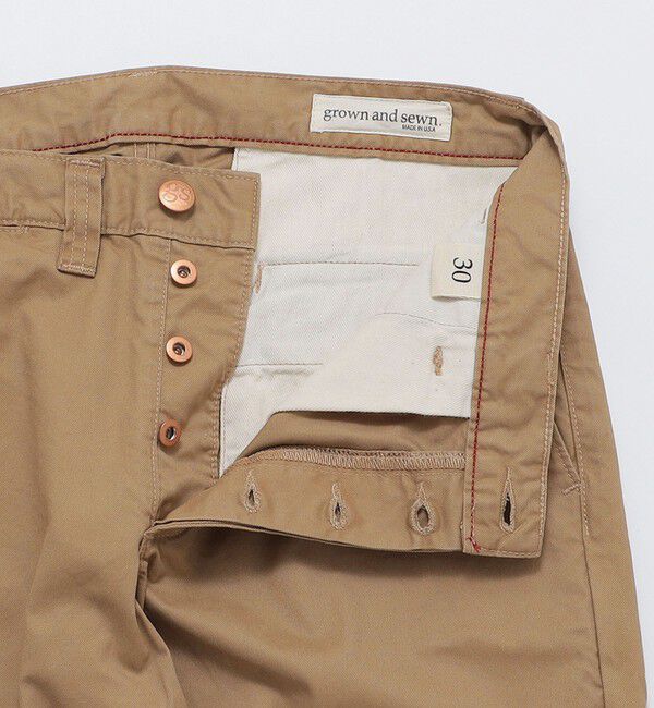 SHIPS「GROWN&SEWN: Mason Classic Pant - Ultimate Twill」|チノ|