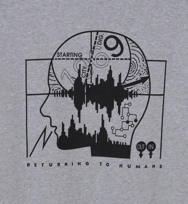 SHIPS「City Ambient Products: スプレープリント グラフィック プリント パーカー」|パーカー|