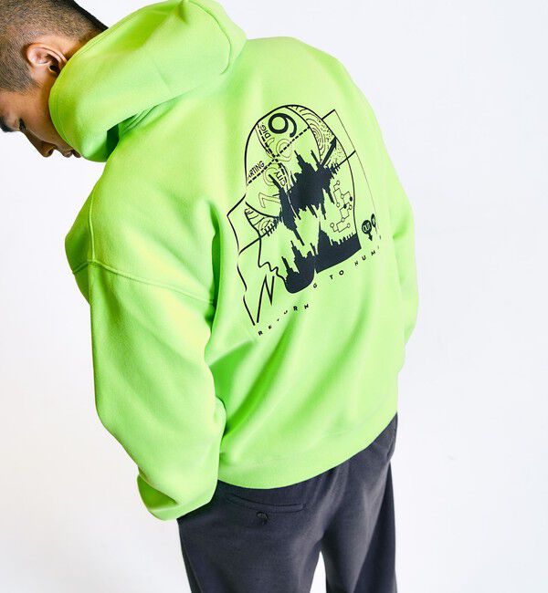 SHIPS「City Ambient Products: スプレープリント グラフィック プリント パーカー」|パーカー|