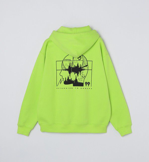 SHIPS「City Ambient Products: スプレープリント グラフィック プリント パーカー」|パーカー|