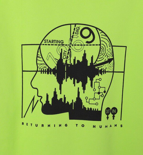 SHIPS「City Ambient Products: スプレープリント グラフィック プリント パーカー」|パーカー|