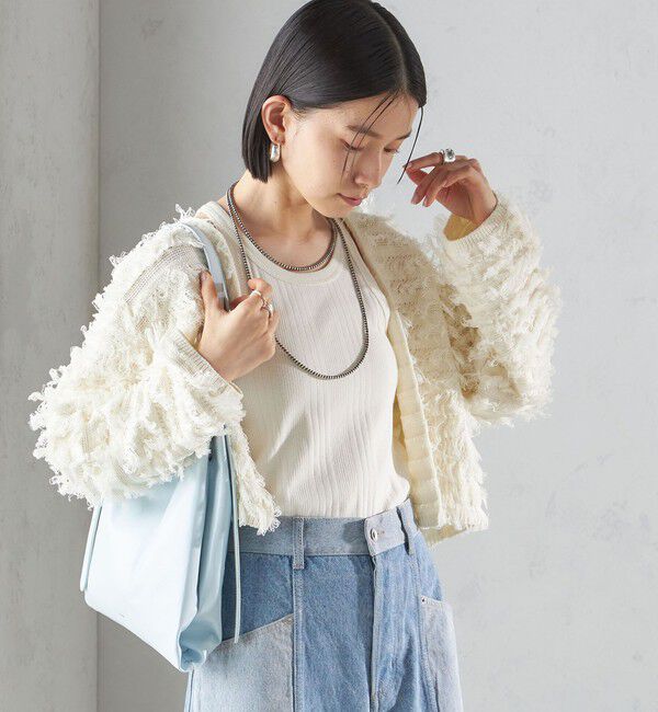 SHIPS for women「BEAURE:パーティション レザー バッグ 小」|トートバッグ|