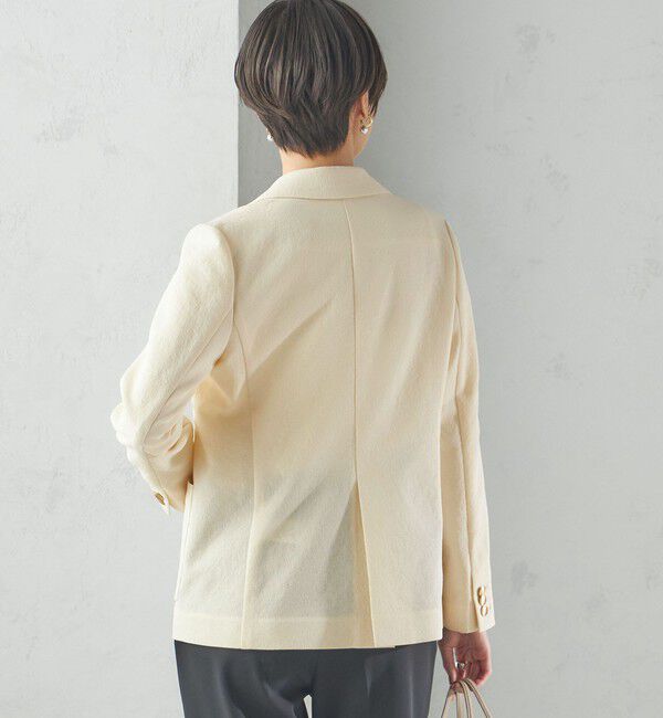 SHIPS for women「〈手洗い可能〉ストレッチ混 シングル 1ボタン テーラード ジャケット」|テーラードジャケット|