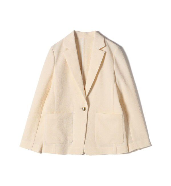 SHIPS for women「〈手洗い可能〉ストレッチ混 シングル 1ボタン テーラード ジャケット」|テーラードジャケット|