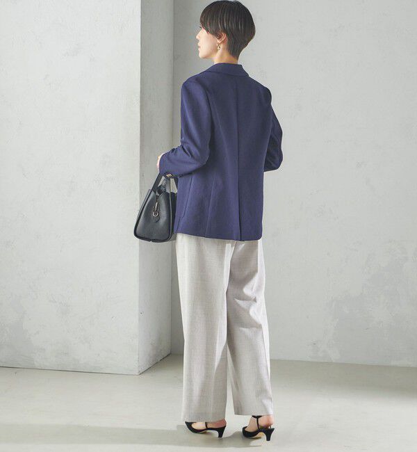 SHIPS for women「〈手洗い可能〉ストレッチ混 シングル 1ボタン テーラード ジャケット」|テーラードジャケット|