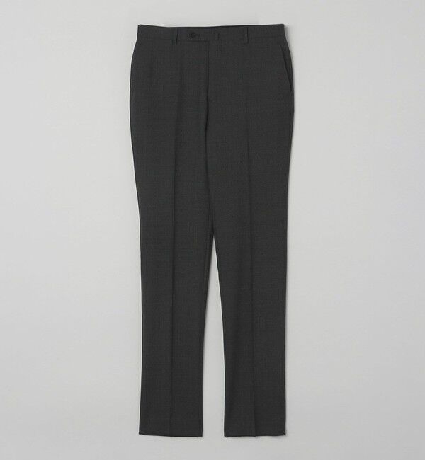 SHIPS Colors 「SHIPS Colors:CANONICO  スーツ パンツ ソリッド(セットアップ対応可能)」|スラックス|ダークグレー