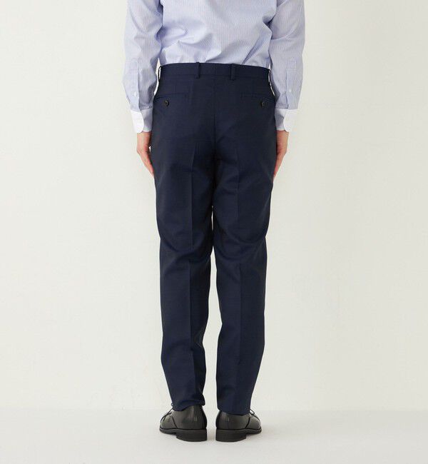 SHIPS Colors 「SHIPS Colors:CANONICO  スーツ パンツ ソリッド(セットアップ対応可能)」|スラックス|
