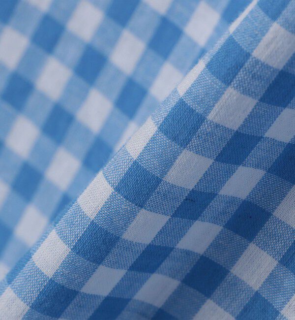 SHIPS「BATEAUX DE SHIPS: ダブルポケット ギンガム ユーティリティ シャツ」|シャツ・ブラウス|