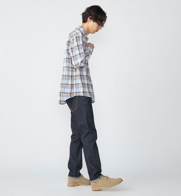 SHIPS「SHIPS: BEZ ウォッシュド チェック ロングスリーブ シャツ」|シャツ・ブラウス|