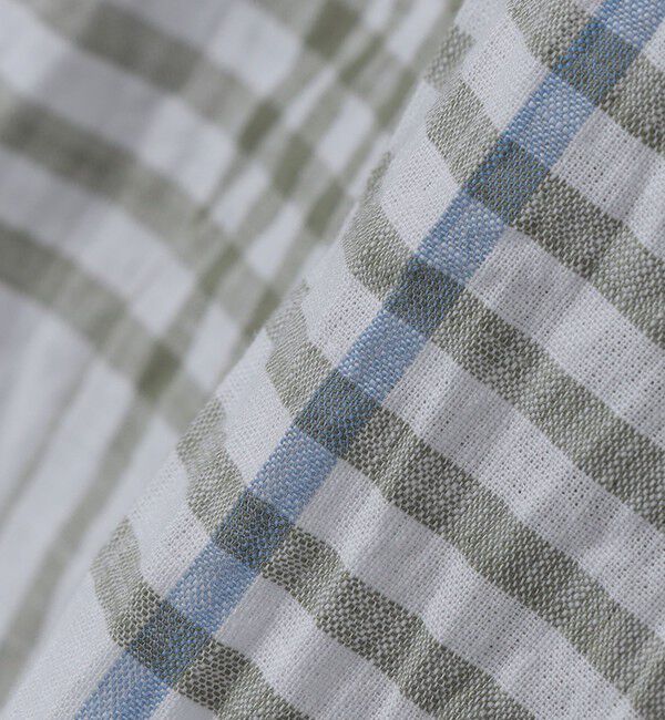 SHIPS「SHIPS: BEZ ウォッシュド チェック ロングスリーブ シャツ」|シャツ・ブラウス|