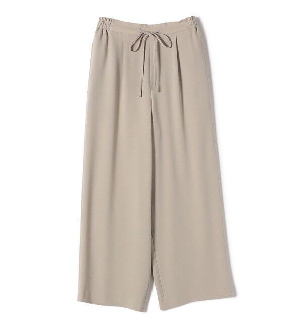 SHIPS for women「〈接触冷感 / 手洗い可能〉アセテート混 バック サテン ワイド パンツ」|その他|