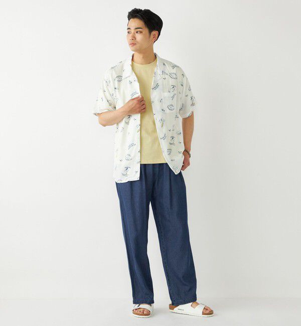 SHIPS Colors 「SHIPS Colors:〈洗濯機可能〉レーヨン プリント シャツ」|シャツ・ブラウス|