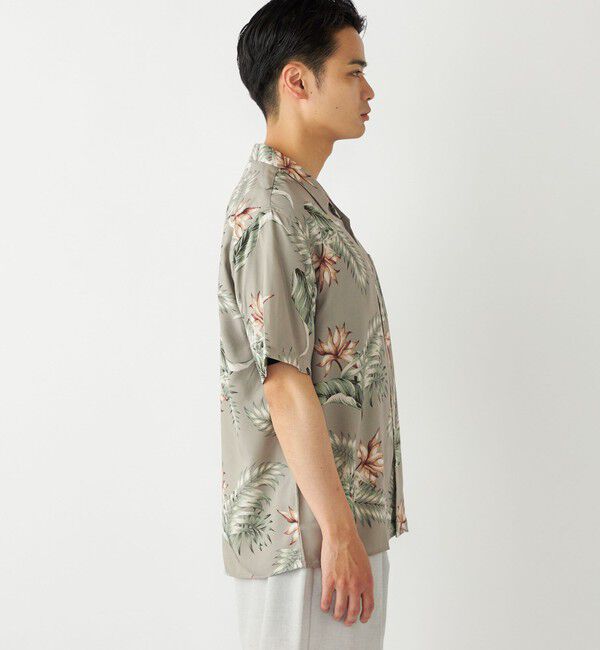 SHIPS Colors 「SHIPS Colors:〈洗濯機可能〉レーヨン プリント シャツ」|シャツ・ブラウス|