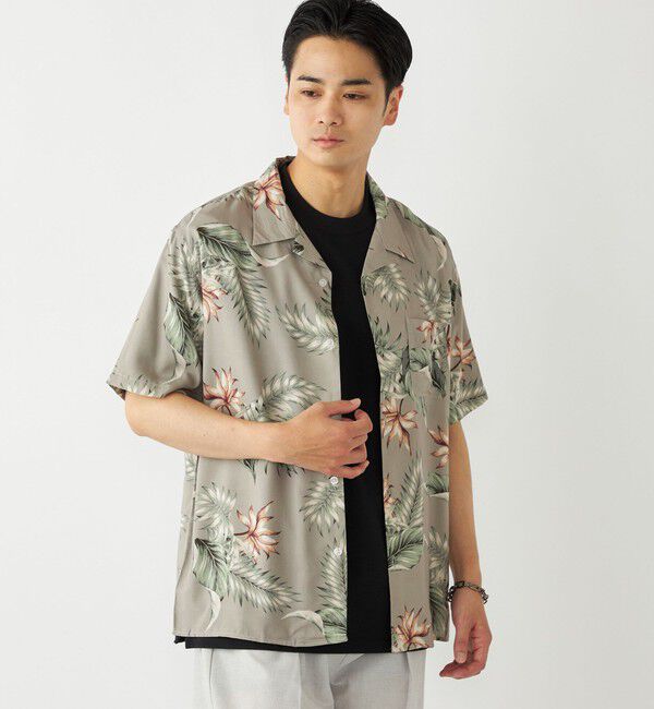 SHIPS Colors 「SHIPS Colors:〈洗濯機可能〉レーヨン プリント シャツ」|シャツ・ブラウス|