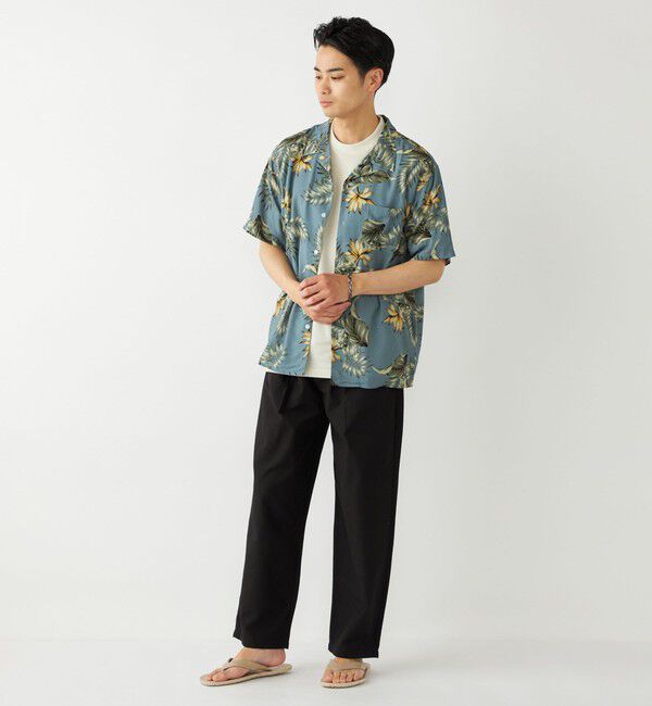 SHIPS Colors 「SHIPS Colors:〈洗濯機可能〉レーヨン プリント シャツ」|シャツ・ブラウス|