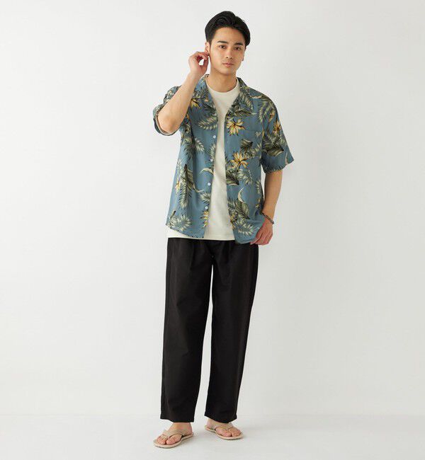 SHIPS Colors 「SHIPS Colors:〈洗濯機可能〉レーヨン プリント シャツ」|シャツ・ブラウス|