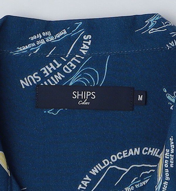 SHIPS Colors 「SHIPS Colors:〈洗濯機可能〉レーヨン プリント シャツ」|シャツ・ブラウス|