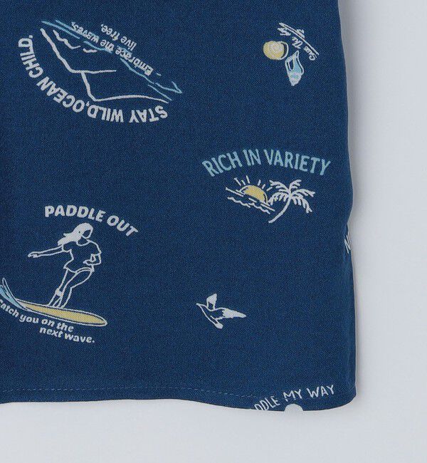 SHIPS Colors 「SHIPS Colors:〈洗濯機可能〉レーヨン プリント シャツ」|シャツ・ブラウス|